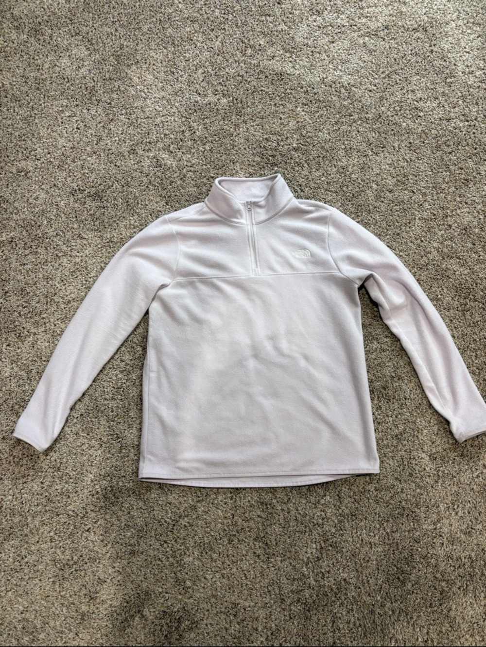 The North Face Women’s Lilac Fleece Quarter Zip Sweatshirt – Size Large
